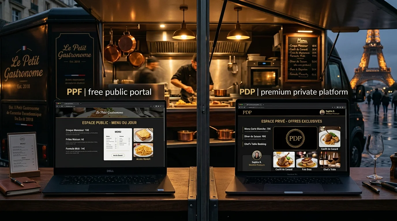 PPF vs PDP food truck : quelle plateforme choisir en 2026 ?