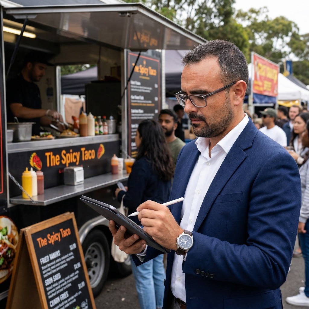 Food truck noir cinématographique, blog et conseils terrain